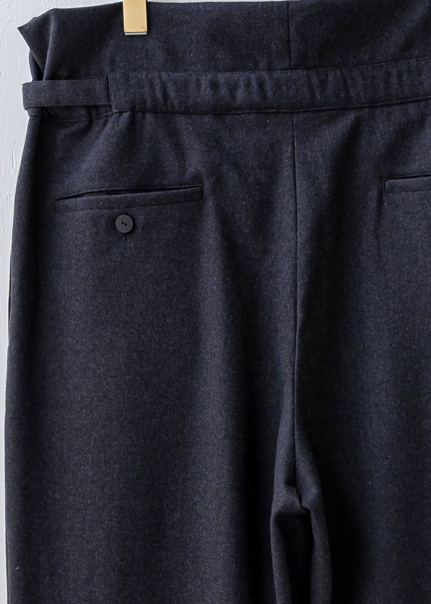 ZIIIN MIROK Easy Buggy Pants / Flano Wool / DARK GRAY – VISION OF 