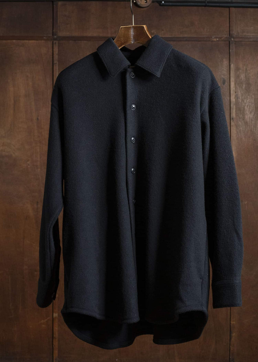 YOKO SAKAMOTO Shirt Jacket YS-25AW-76 BLACK – VISION OF FASHION