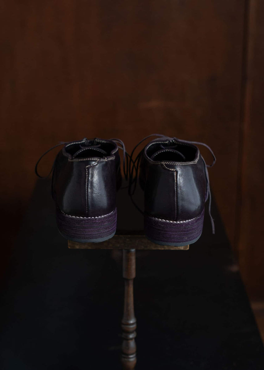 GUIDI OX02A OXFORD CLASSIC SHOES / SOLE LEATHER / HORSE FULL GRAIN