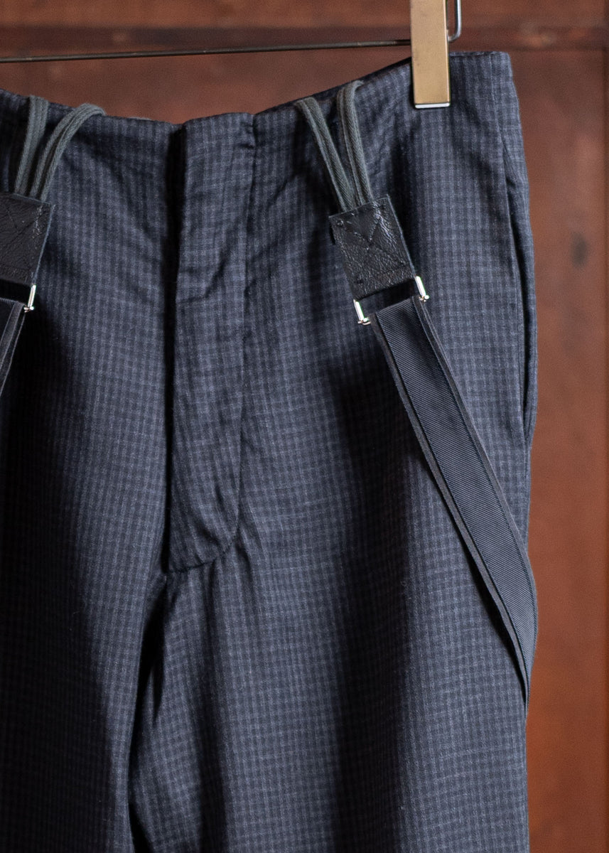 Geoffrey B. Small Tasmanian Wool Pants with suspenders – VISION OF
