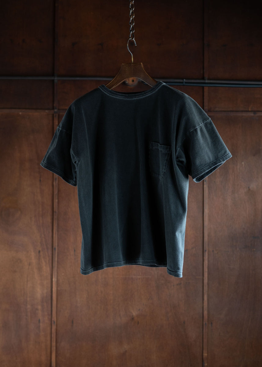 トップス LOT.601 TEE SHIRT SUMI BLACK T.T LOT.601 TEE SHIRT SUMI DYED BLACK - T.T TAIGA TAKAHASHI(ティー