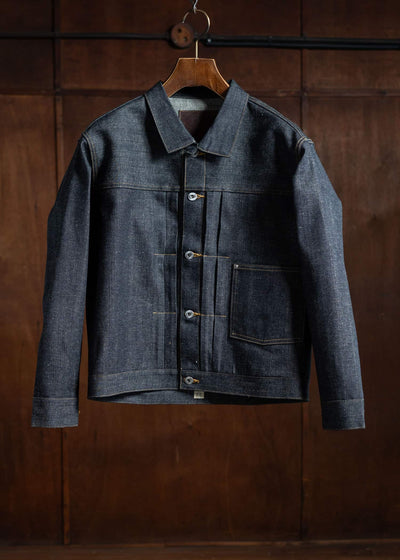 Taiga Takahashi Lot.703-Raw Indigo Denim Jacket C.1920’s Raw Indigo