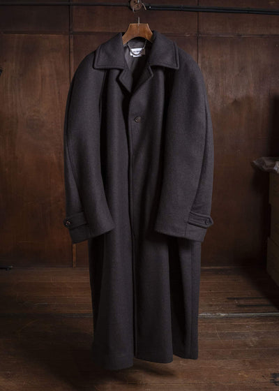 HED MAYNER COAT DARK BROWN HMMD10010AHD311