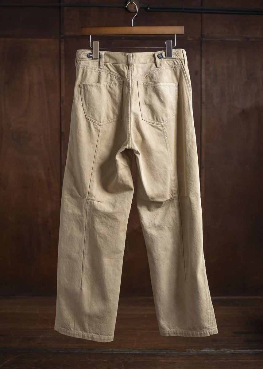 ZIGGY CHEN 0M2520504 STRAGHT LEG TROUSERS 42-LIGHT KHAKI – VISION