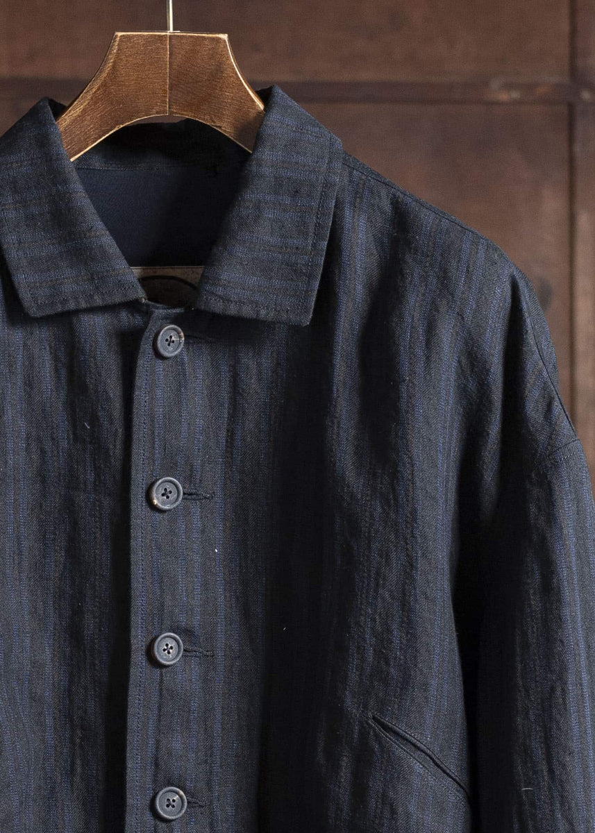 ZIGGY CHEN 0M2520911 SPREAD COLLAR CROPPED JACKET 04-BLACK X DARK