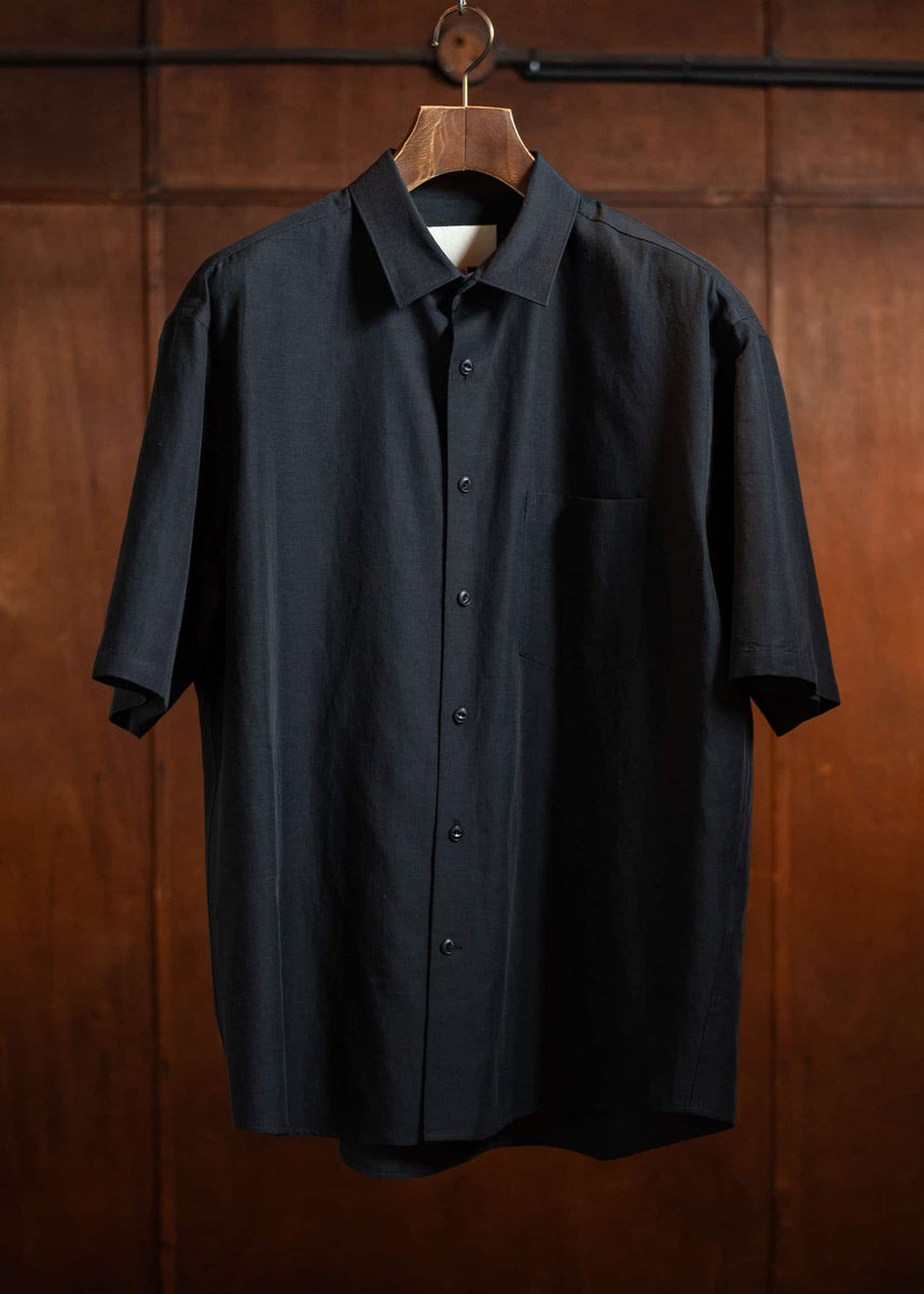 YOKO SAKAMOTO Fit S/S ShirtYS-25SS-45-BLACK – VISION OF FASHION
