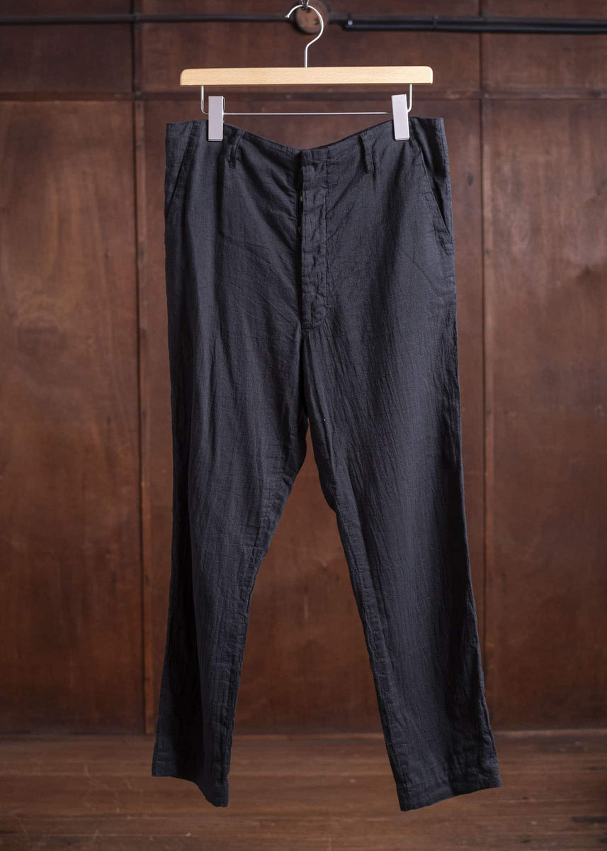 Geoffrey B. Small SILK LINEN CLASSIC TROUSERS – VISION OF FASHION