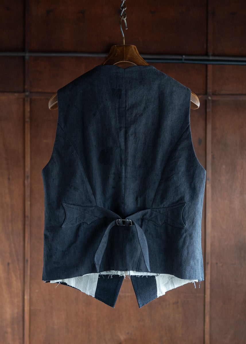 Professor.E Waistcoat Natural Dyed Black – VISION OF FASHION