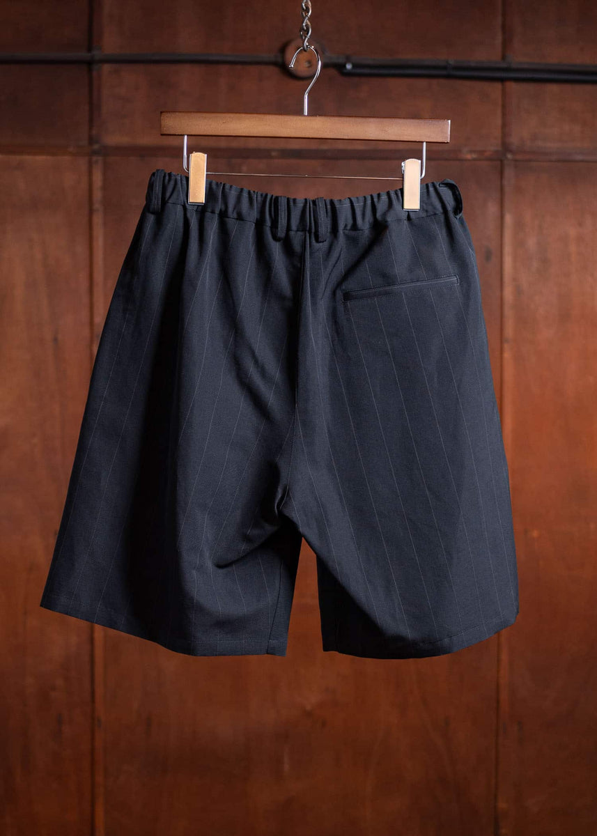YOKO SAKAMOTO Double Pleated Easy ShortsYS-25SS-43-BLACK – VISION