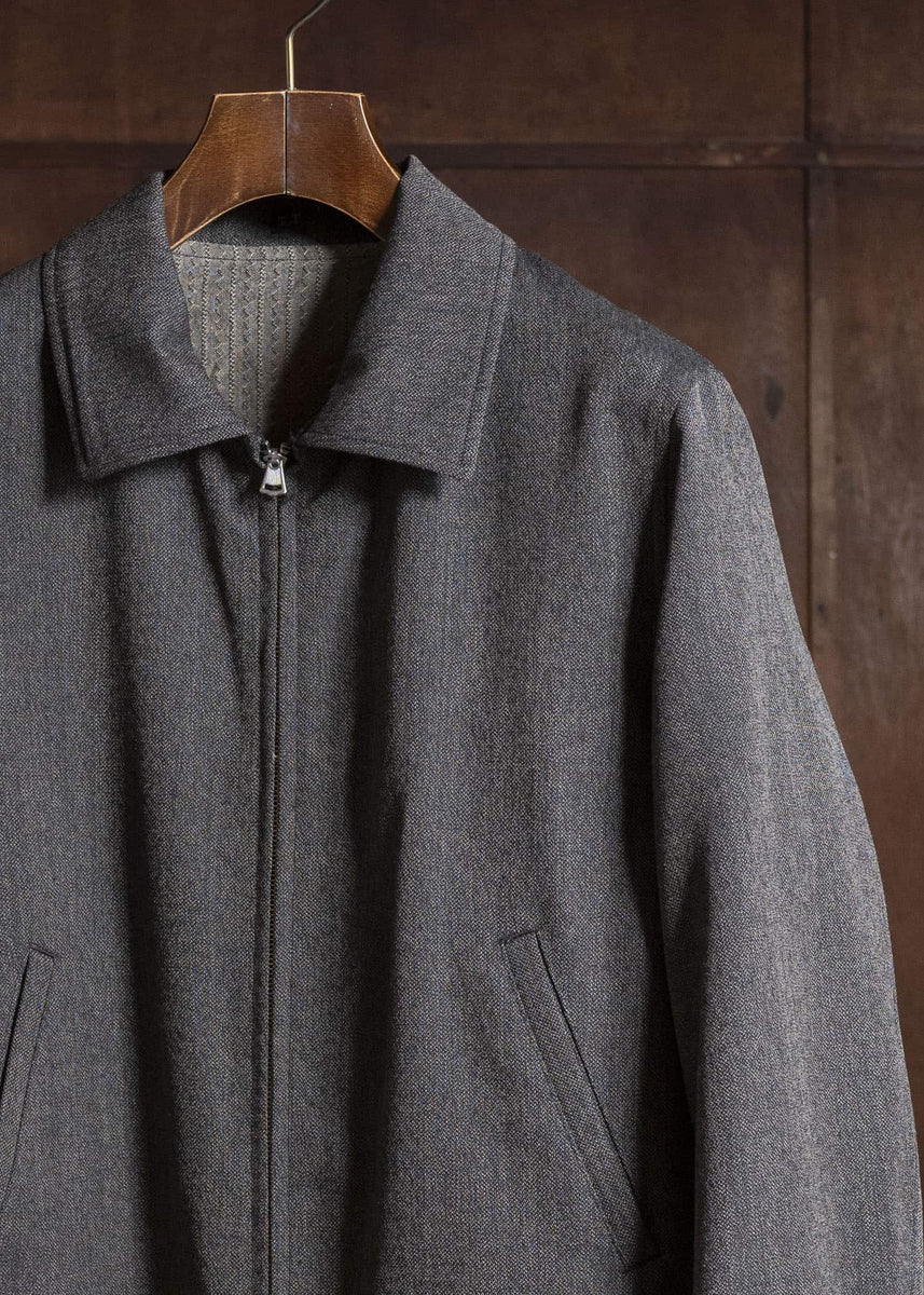 Taiga Takahashi Lot.306-Melange Charcoal Cossack Jacket Melange