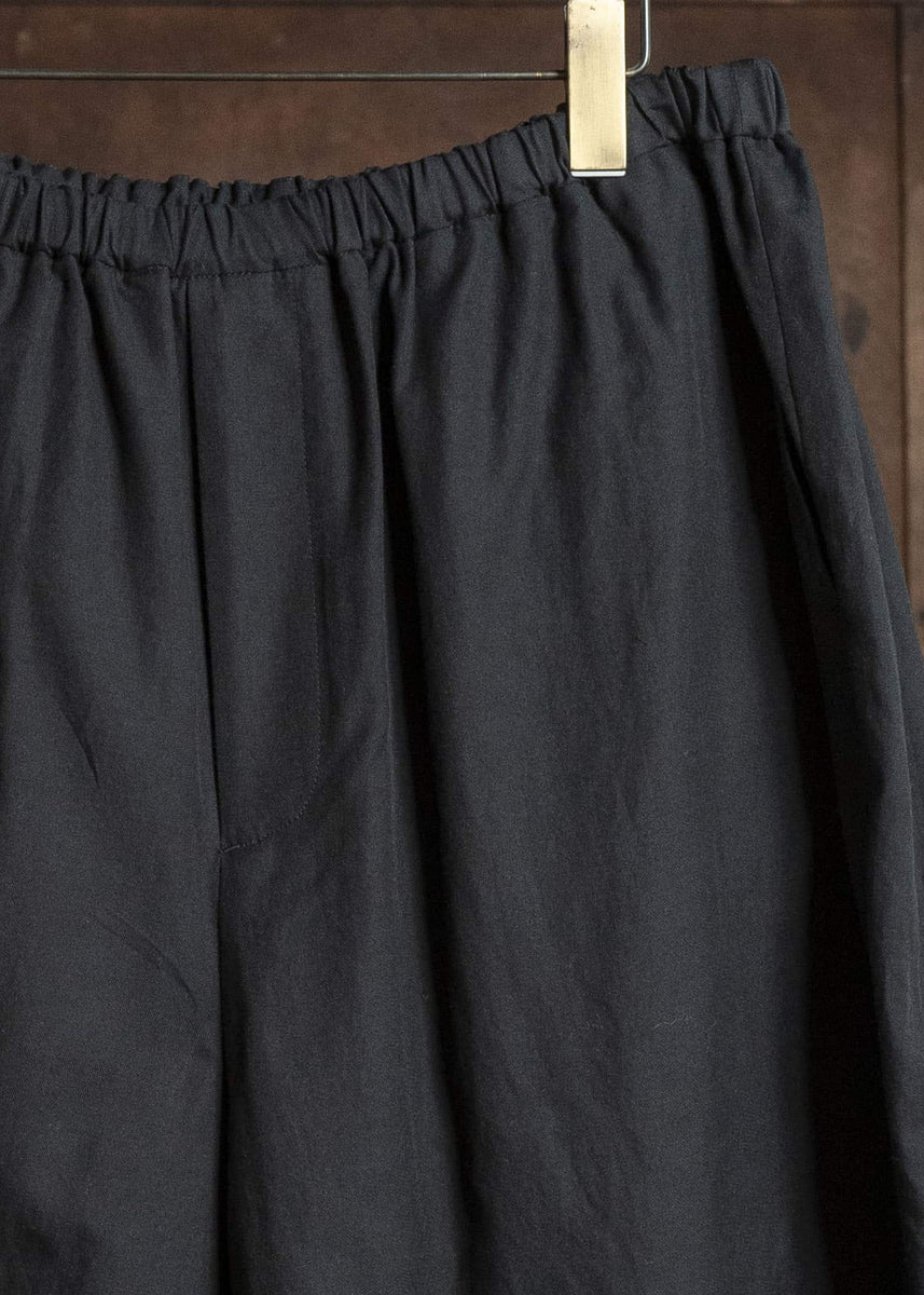 YOKO SAKAMOTO YS-26SS-52-BLACK Relax Easy Shorts BLACK – VISION OF