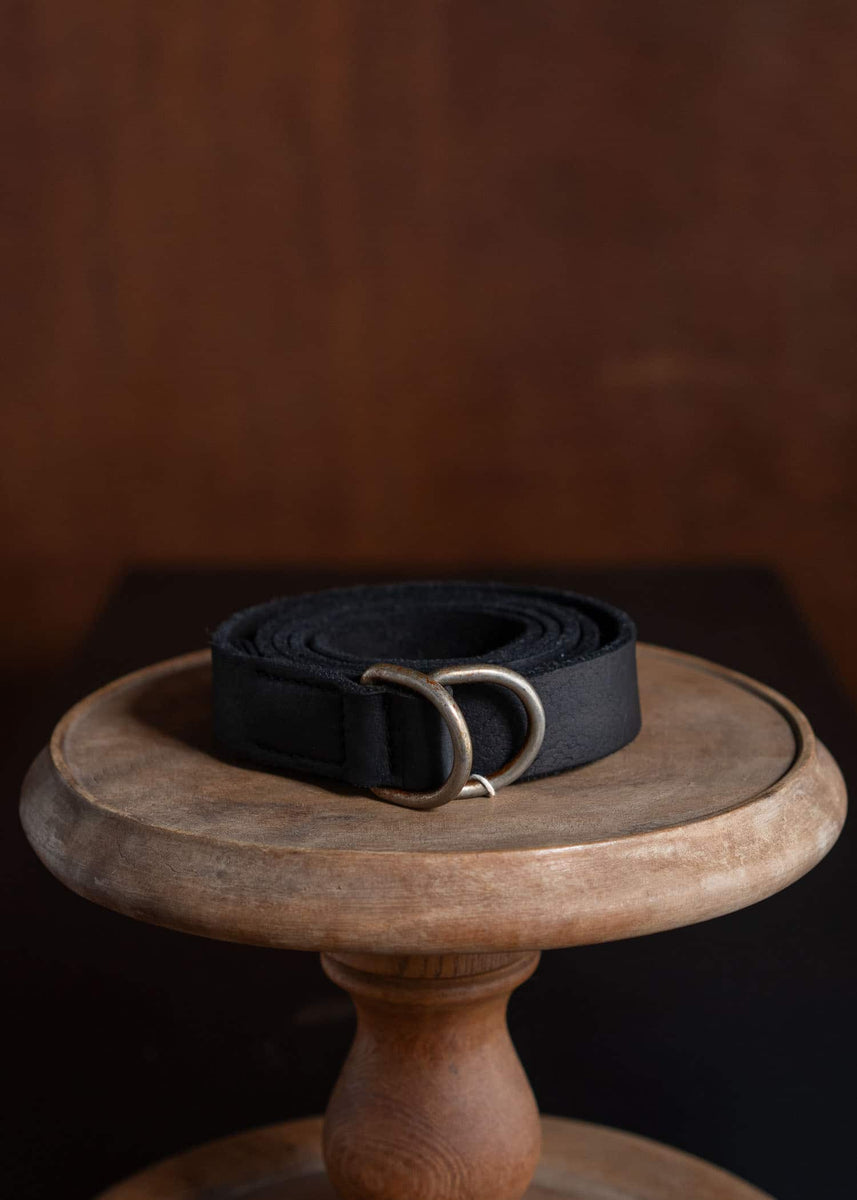 GUIDI BLT17 ベルト BLT17 LTXR Bison Leather Latex Belt in Black – SVRN