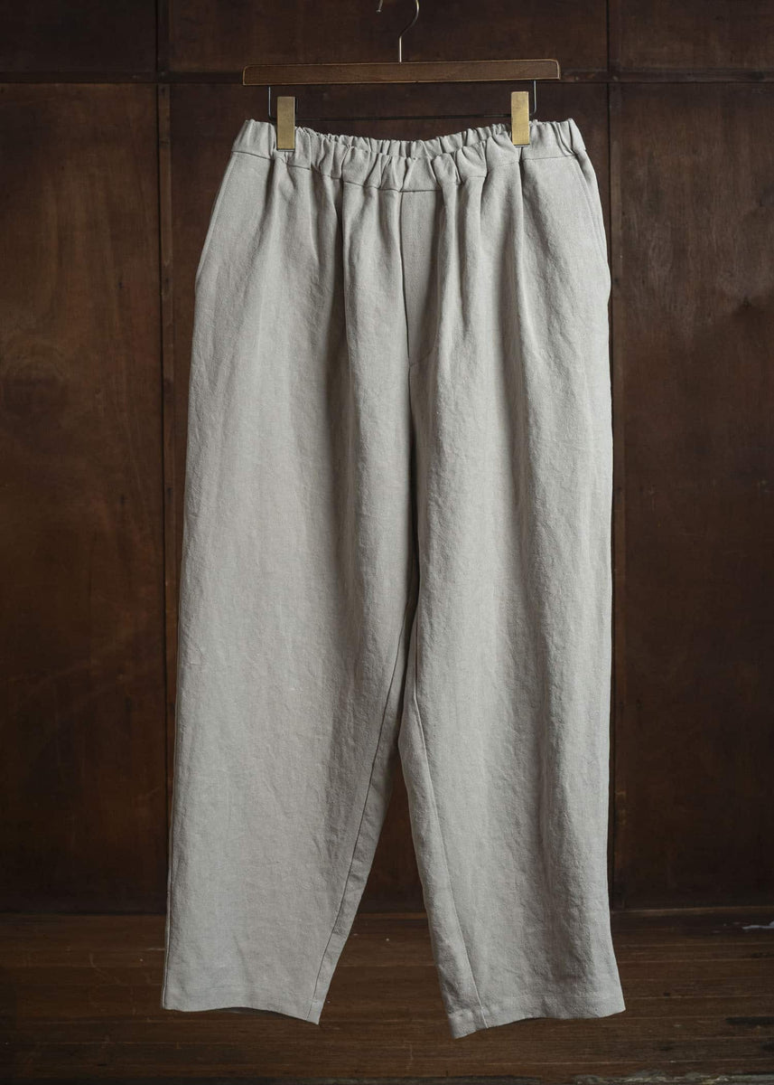 YOKO SAKAMOTO YS-26SS-29-BEIGE Wide Easy Pants BEIGE – VISION OF