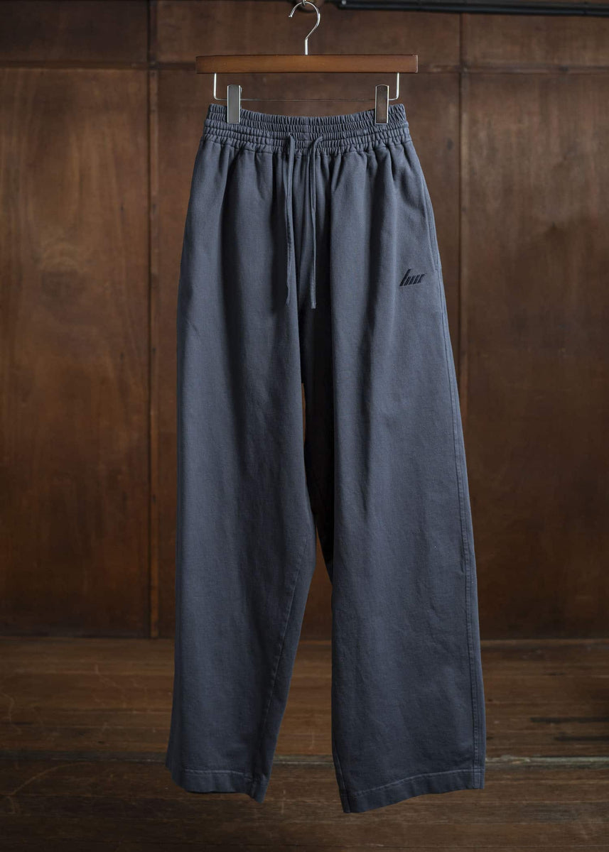 HED MAYNER Embroidered Pants HMMA72014R-HA082A HA082A-410-NAVY