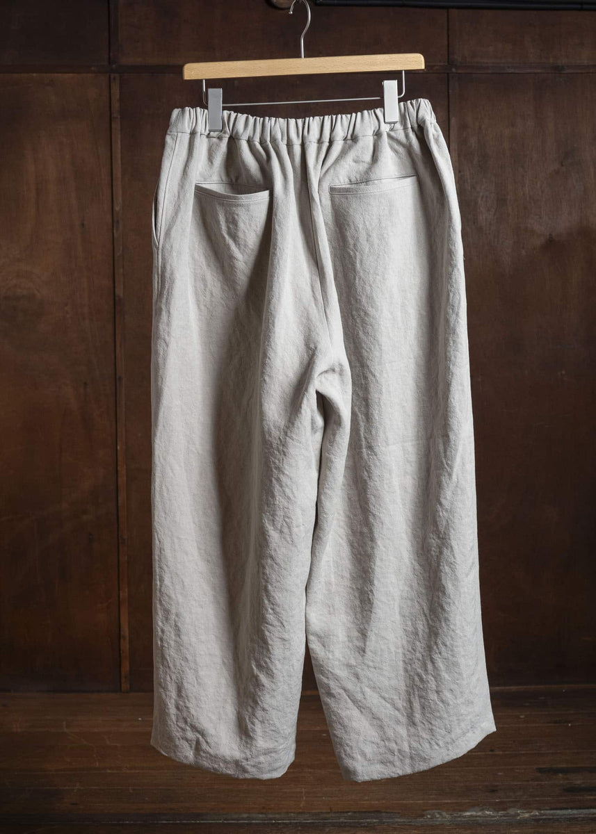 YOKO SAKAMOTO YS-26SS-30-BEIGE Baggy Easy Pants BEIGE – VISION OF