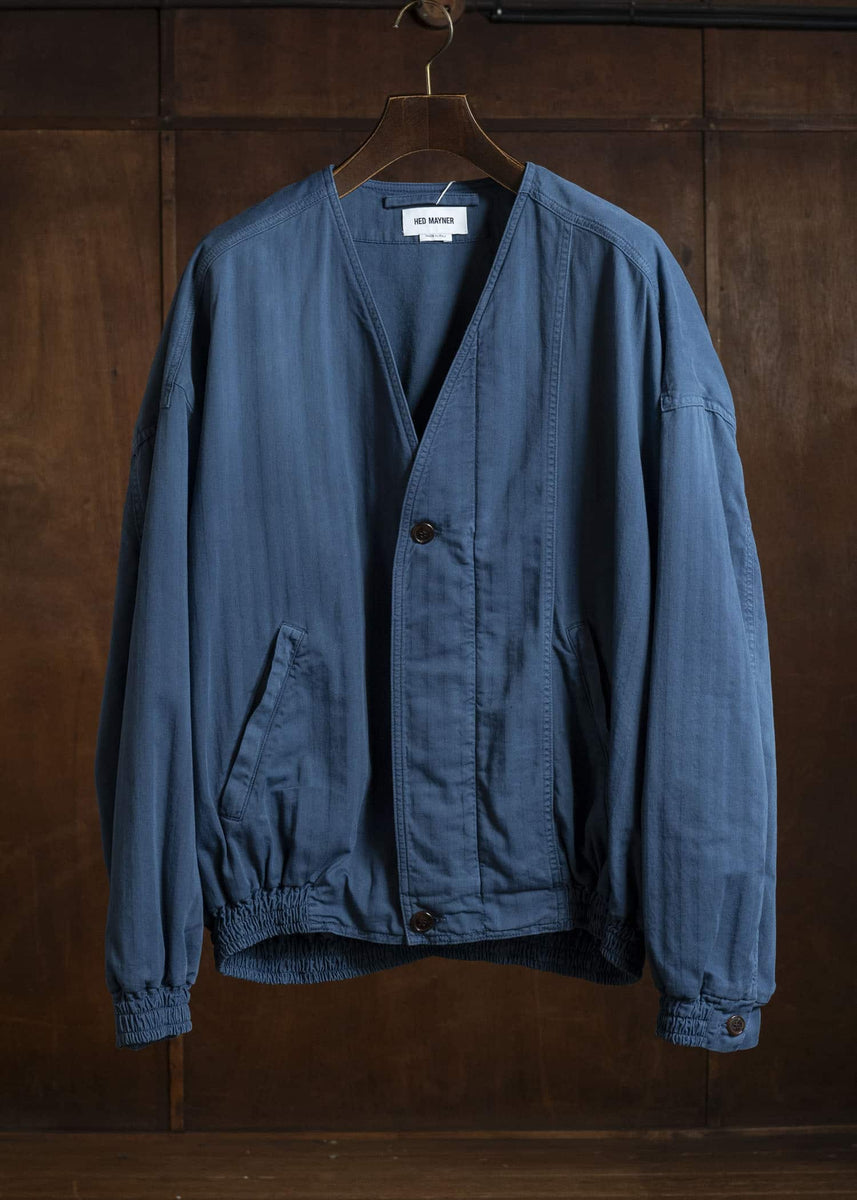 HED MAYNER WORKER DENIM JACKET BLUE HMMC67042RHC302 – VISION OF