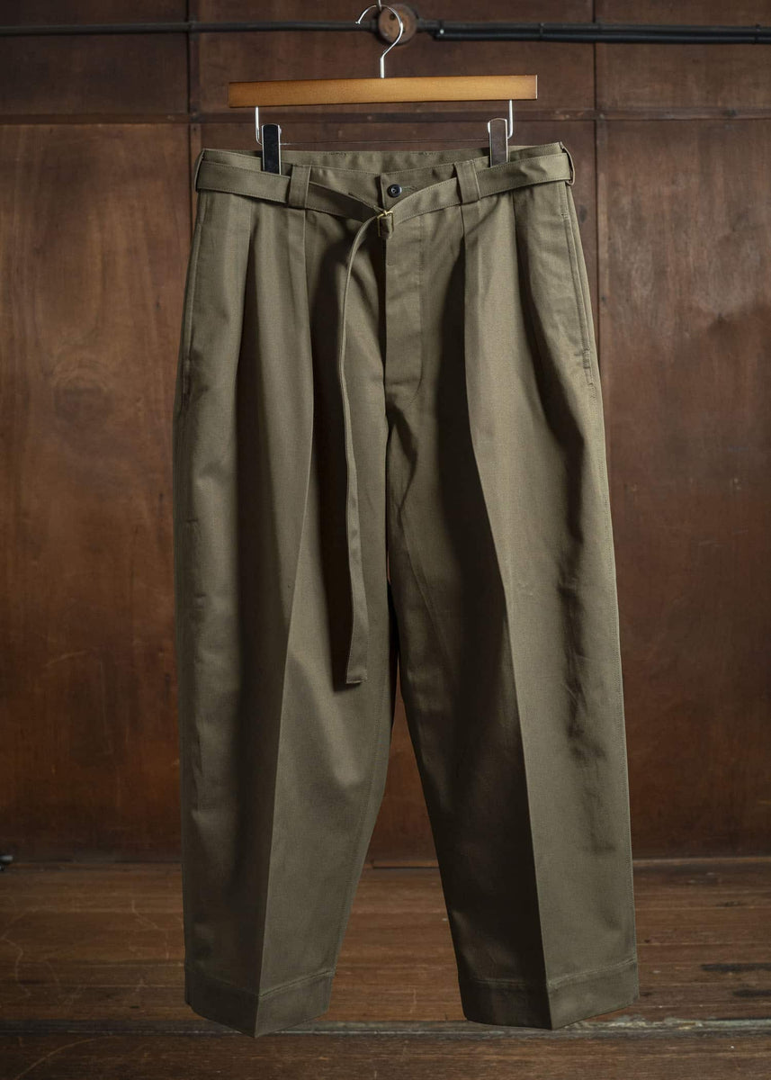 KLASICA 25F-CTR-F33 FIFTY-TWO Extra Wide Mil Chino Pants WALNUT