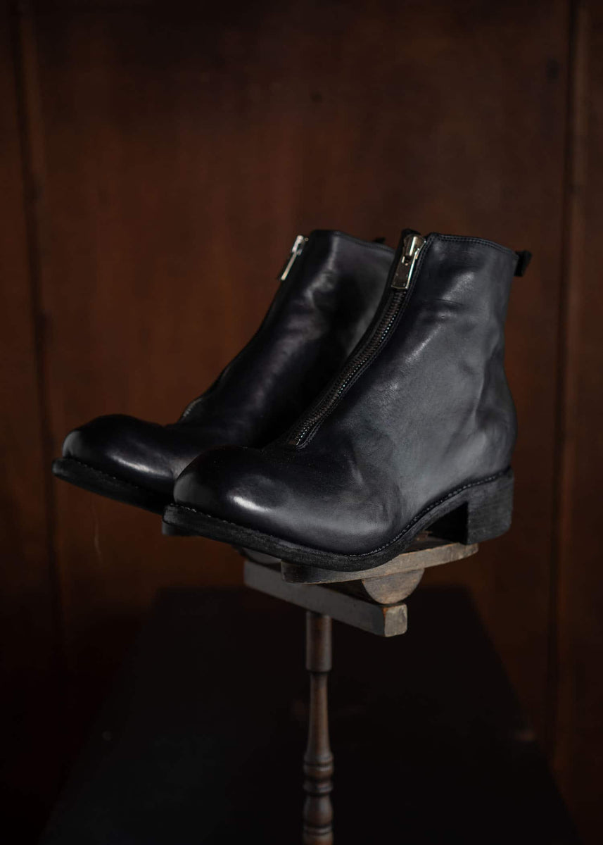 GUIDI PL1 / ORTHOPAEDIC MID FRONT ZIP / BLKT – VISION OF FASHION