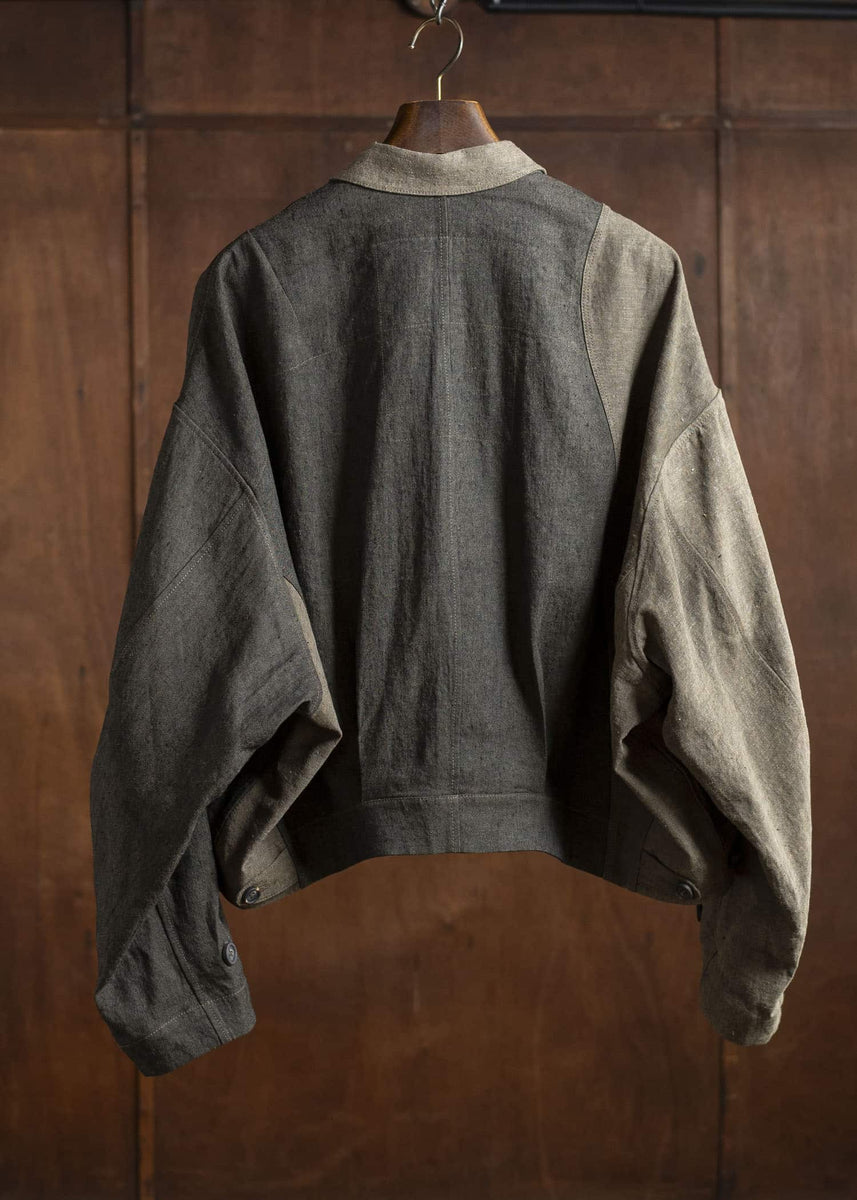 ZIGGY CHEN 0M2510923 Collaged Workers Jacket – VISION OF FASHION