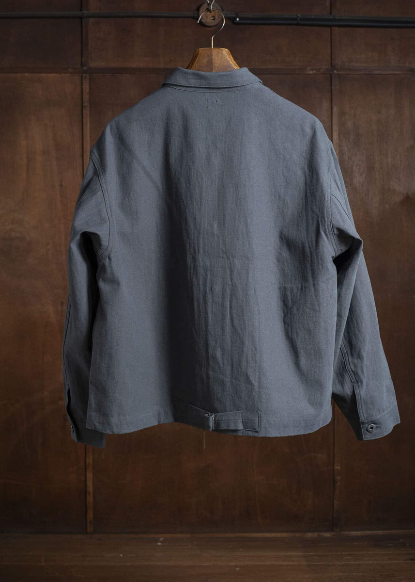 Taiga Takahashi Lot.303-Charcoal Coverall Jacket Charcoal – VISION