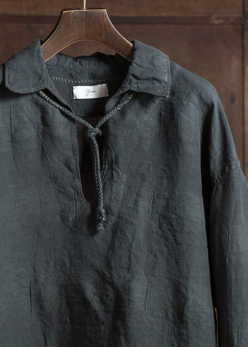 amachi. Gradation Linen Shirt AY16-10 Deep Green – VISION OF FASHION