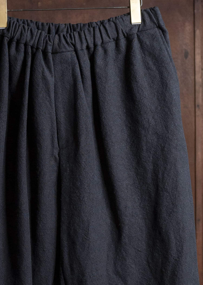 YOKO SAKAMOTO Baggy Easy Pants YS-25AW-33 BLACK – VISION OF FASHION