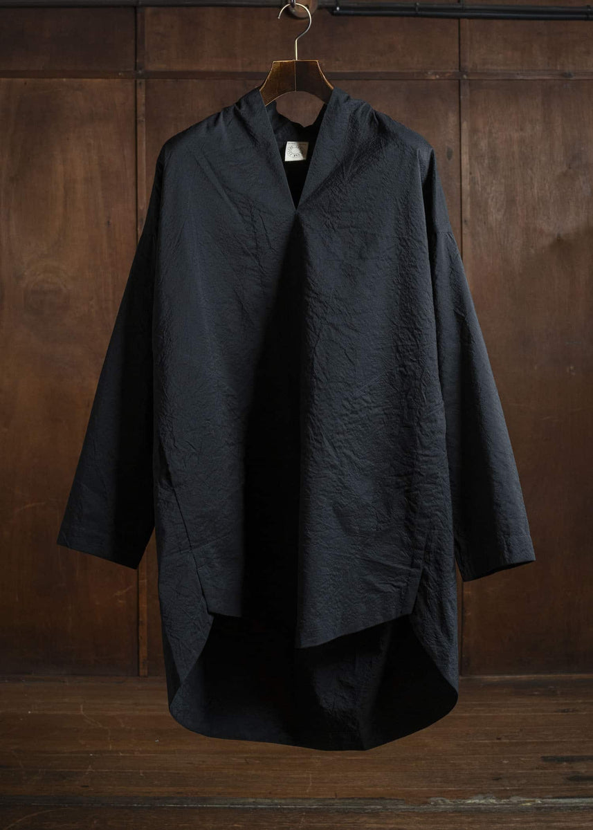 JAN-JAN VAN ESSCHE TUNIC#42 KIMONO COLLAR LOOSE FIT TUNIC Wool