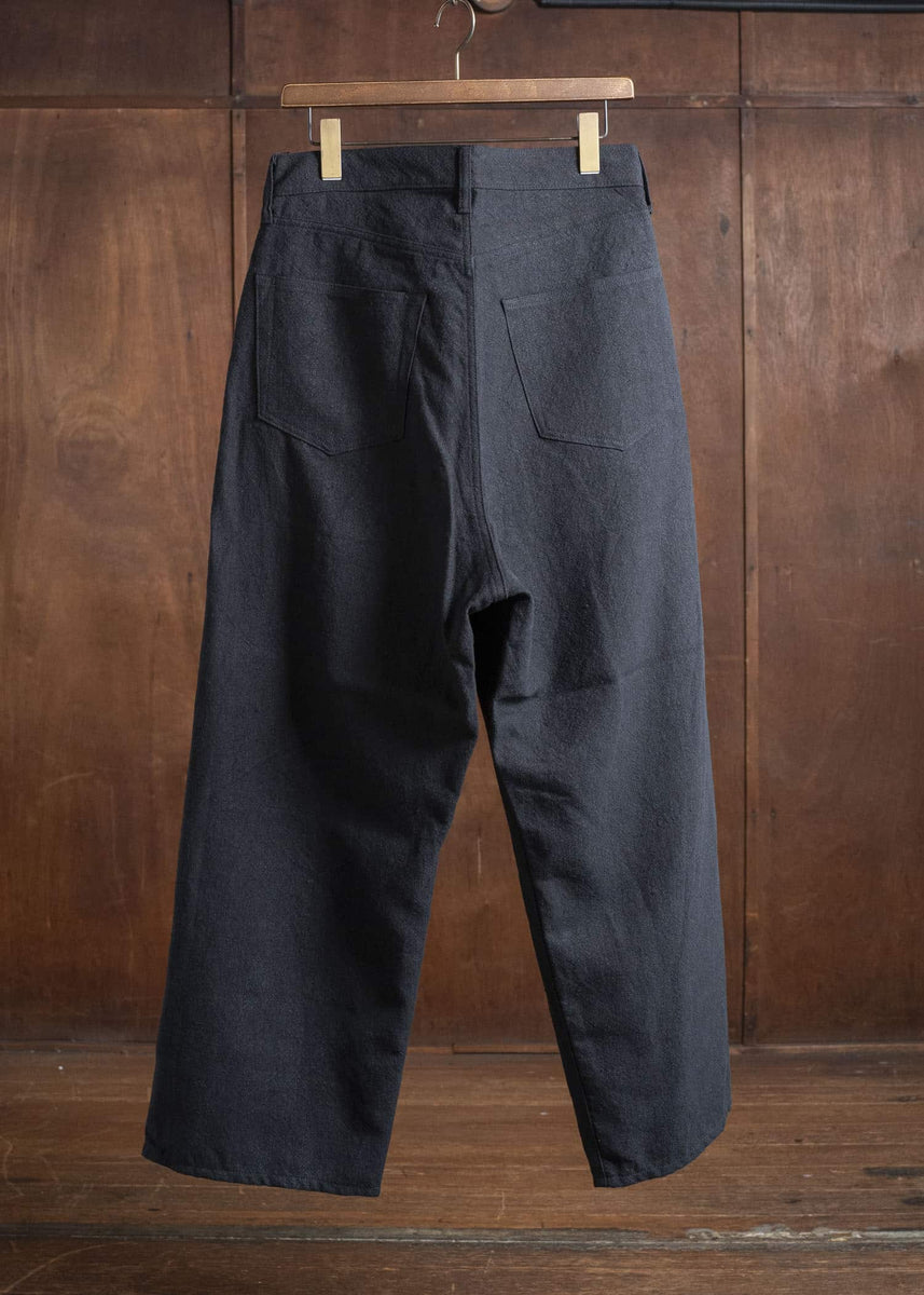 YOKO SAKAMOTO 5Pocket Baggy Pants YS-25AW-34 BLACK – VISION OF FASHION