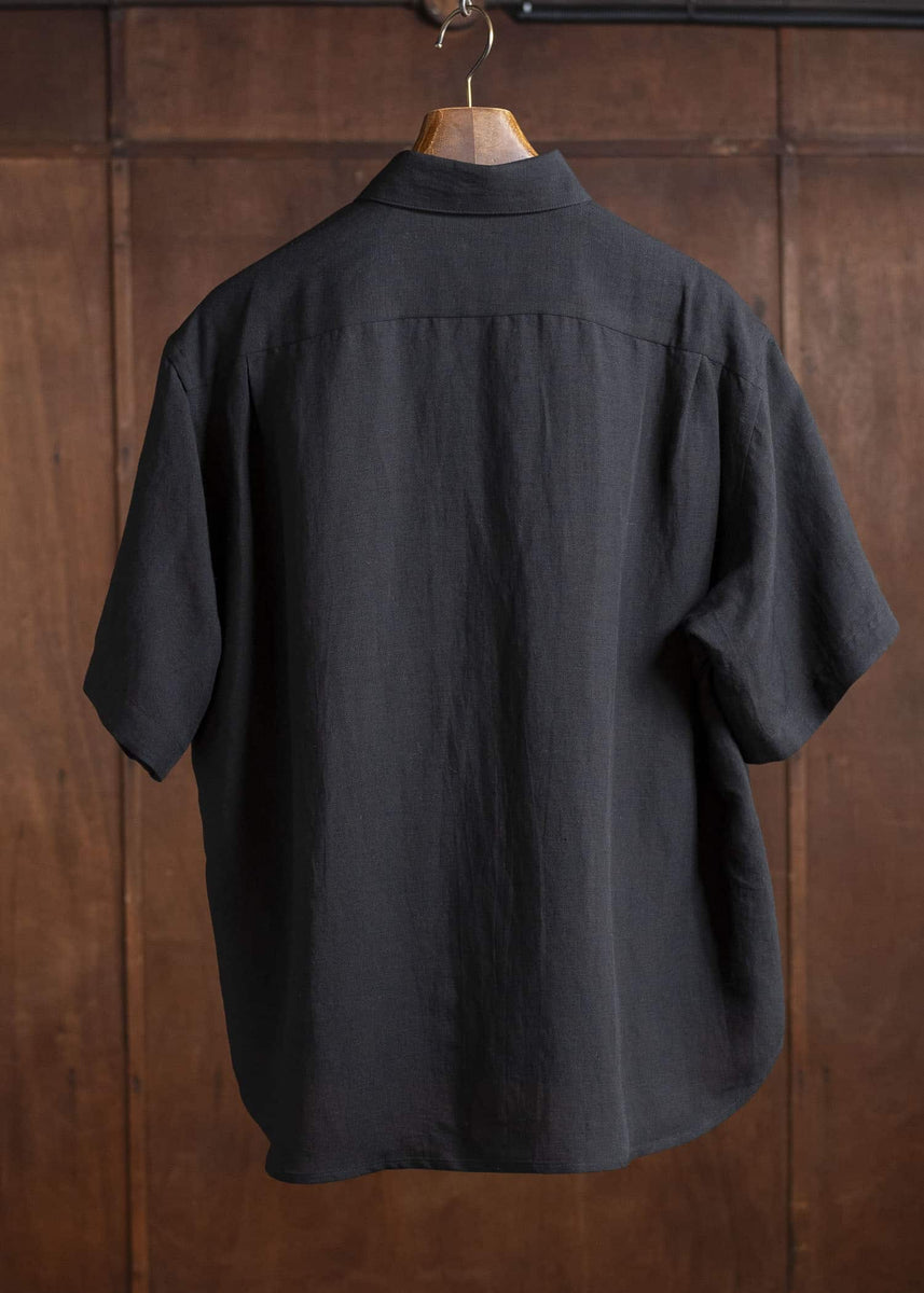 Gorsch Bamboo Linen Double Short Sleeve Shirt #13-1ST-SH02-BALI