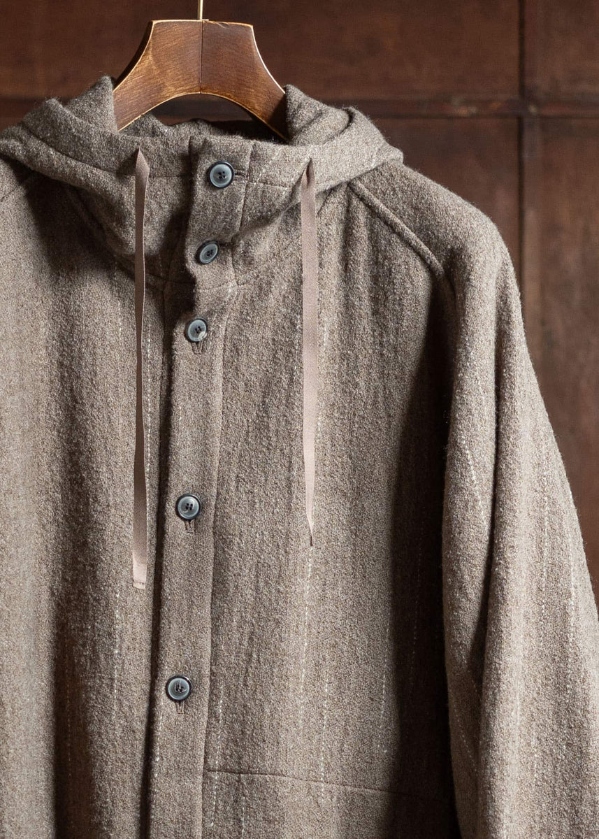 YOKO SAKAMOTO Kasuri Parka Beige YS-24AW-16-Beige – VISION OF FASHION