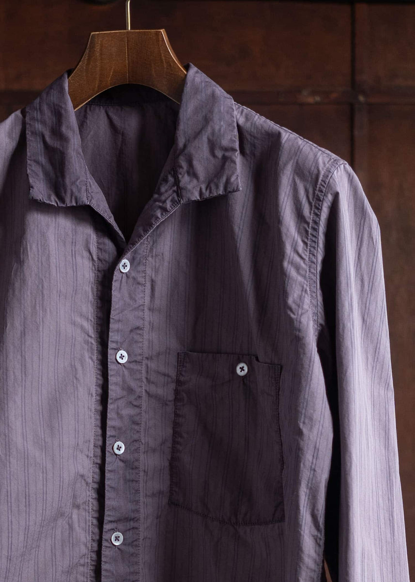 OLIVER CHURCH Open Collar Shirt Hand-dyed – VISION OF FASHION