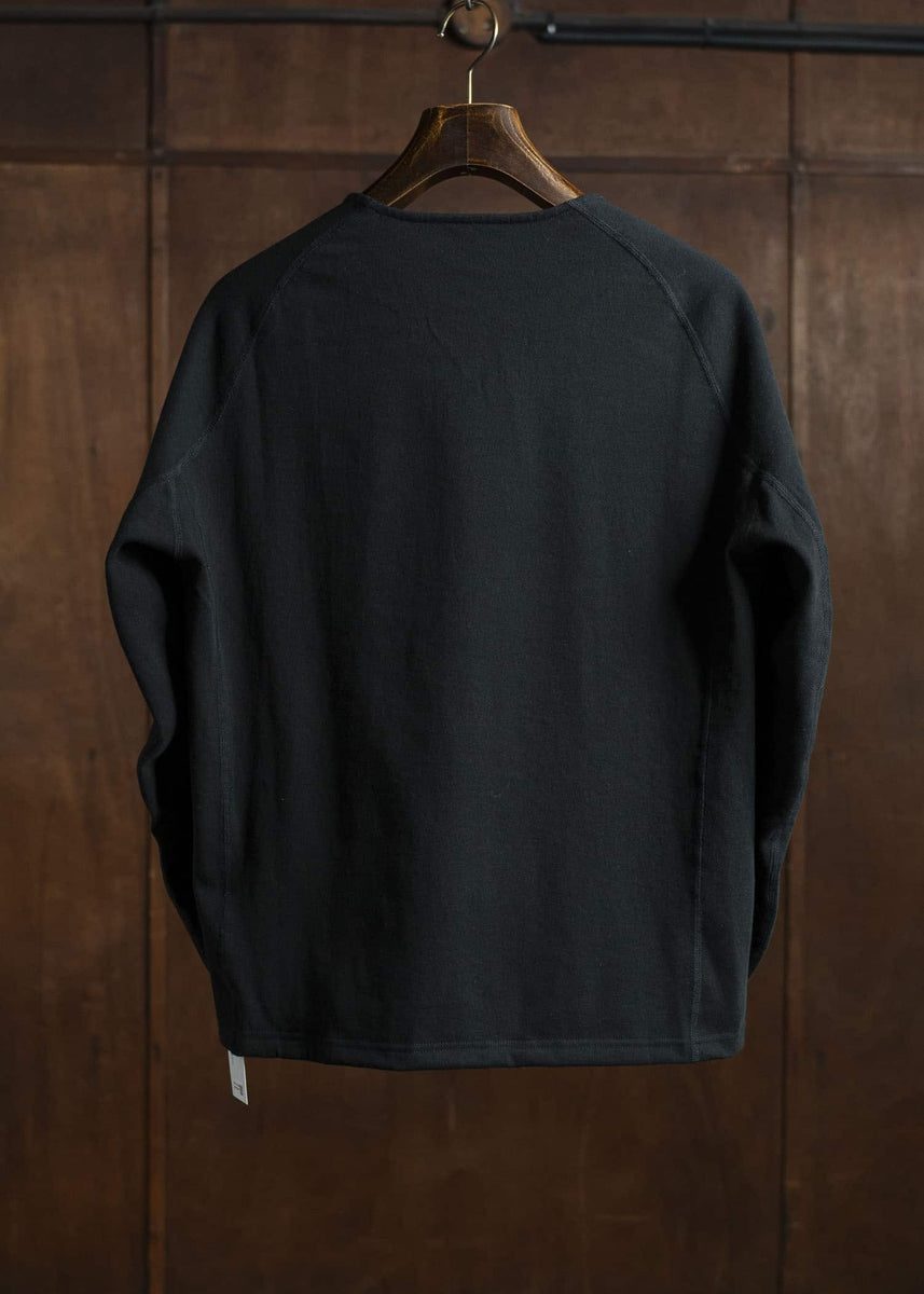 OPPOSE DUALITY Long Sleeve T-shirts Cotton OD4001CAS Black