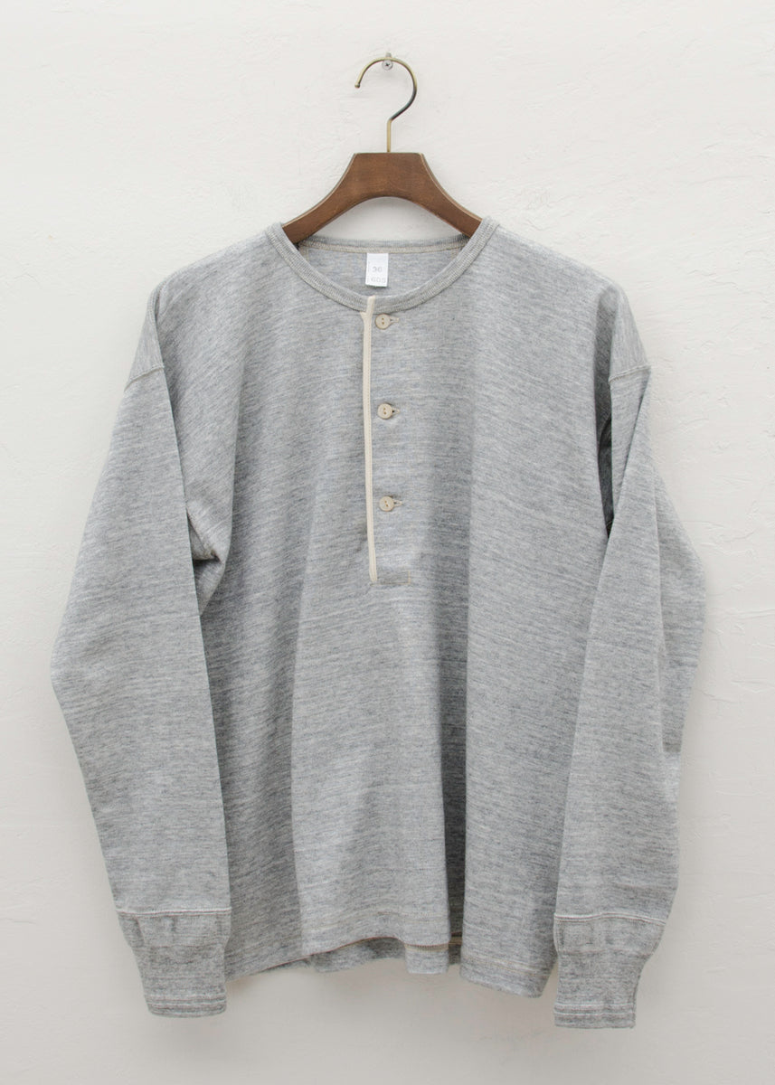 Taiga Takahashi HENRY NECK SHIRT/HEATHER GRAY – VISION OF FASHION
