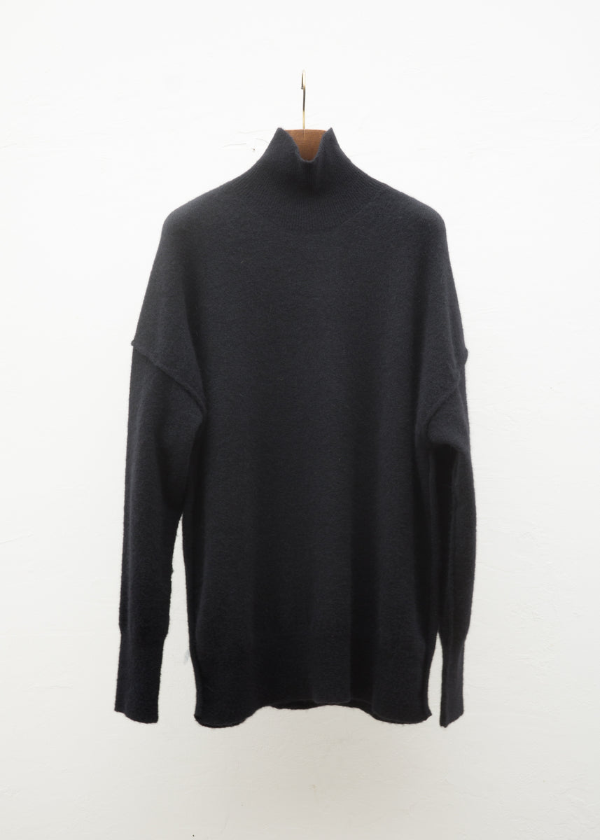 UMA WANG LONG SLV KNIT TOP STRIPE DETAIL UK7164 – VISION OF FASHION