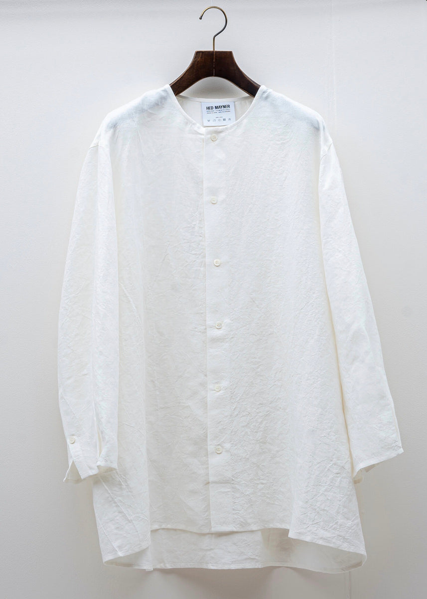 HED MAYNER 20AW linen shirt hed mayner/Graphpaper/パフィーシャツ
