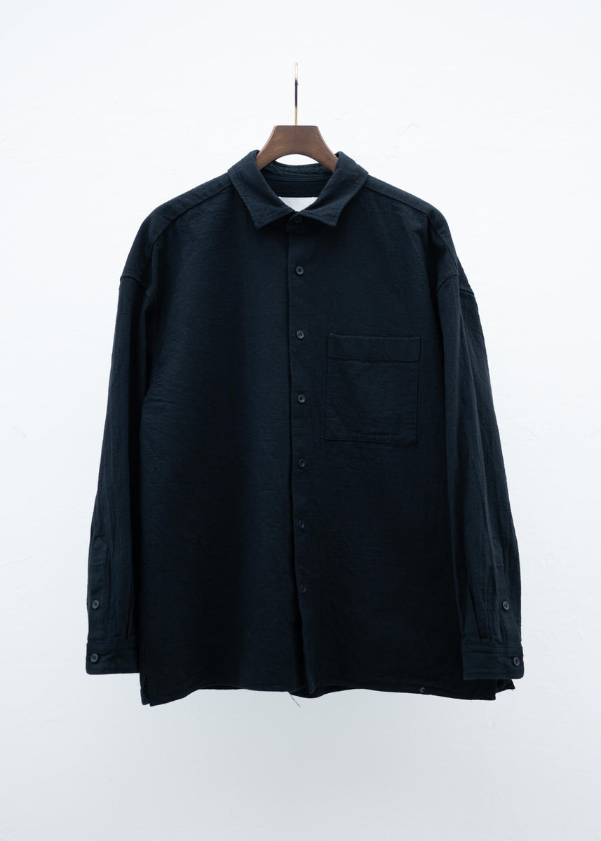 YOKO SAKAMOTO CLASSIC SHIRT BLACK – VISION OF FASHION