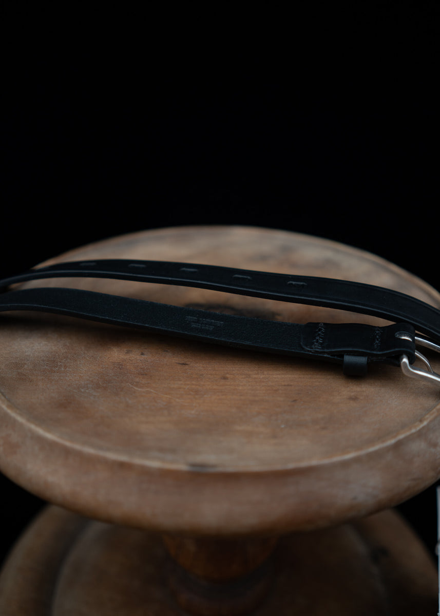 【HED MAYNER】ELONGATED BELT ブラック HED MAYNER】Elongated Belt(BLACK) | AYIN