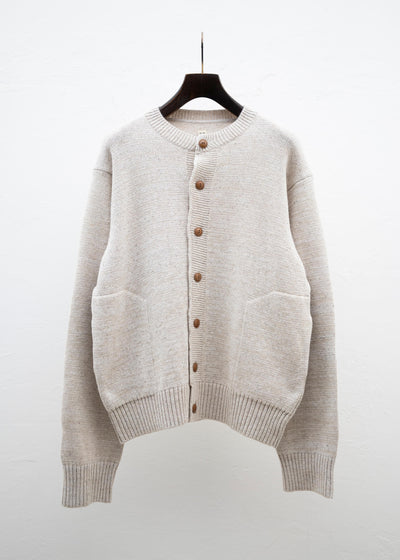 Taiga Takahashi Lot.513 ARC Cardigan / MIX IVORY