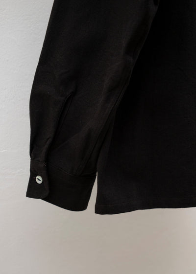 Taiga Takahashi Lot.101 Open Collar Shirt / BROWN BLACK