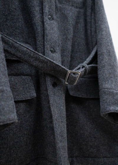 Taiga Takahashi Lot.401 Belted Engineer Coat / GRAY