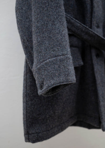 Taiga Takahashi Lot.401 Belted Engineer Coat / GRAY
