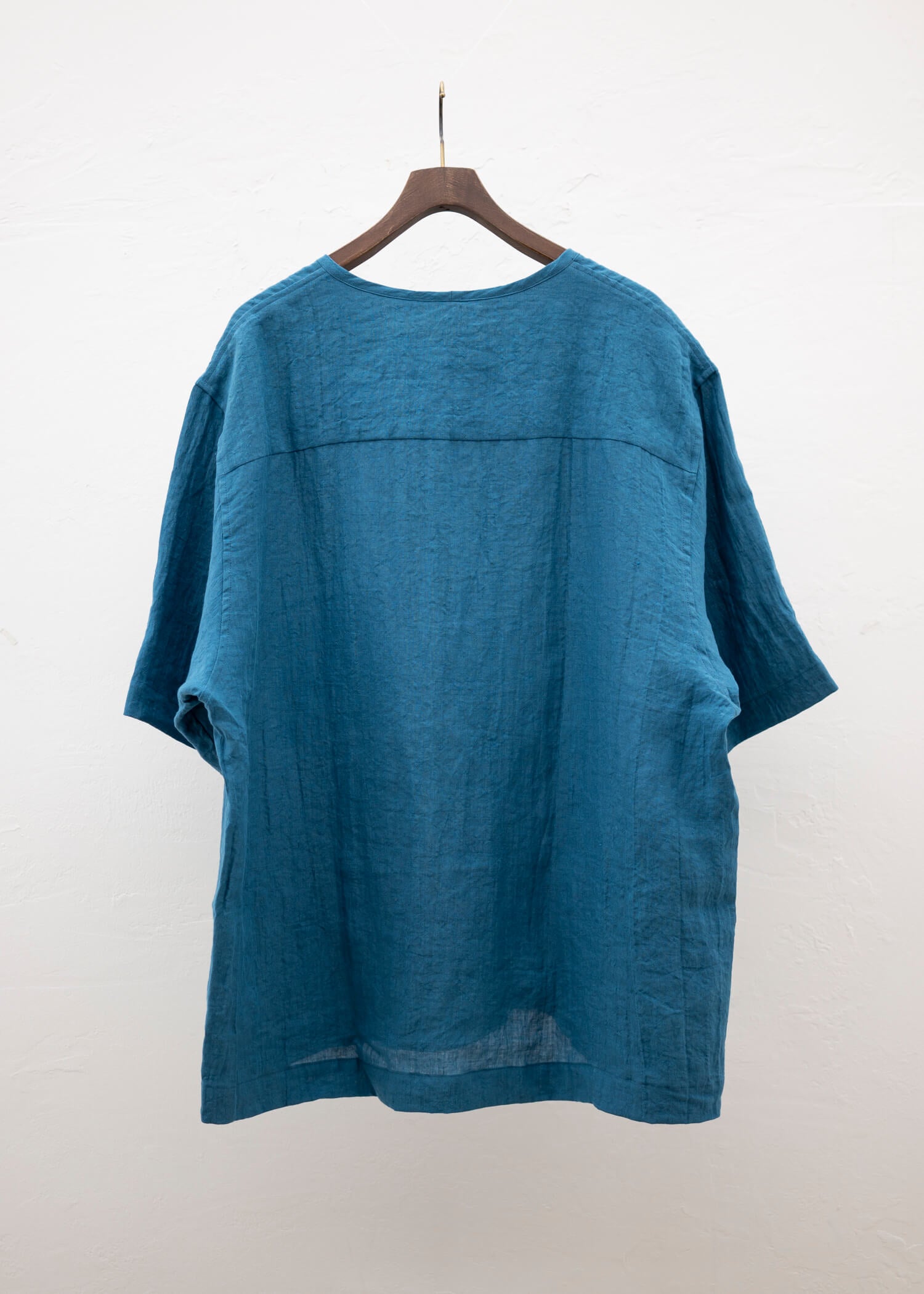 ZIIIN """"""""AVENO"""""""" ONE POCKET LOOSE TUNIC / BLUE