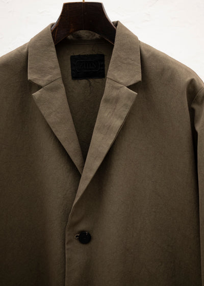ZIIIN ""GIOVANNI"""""""""""""""" UNCONSTRUCTED JACKET / KHAKI