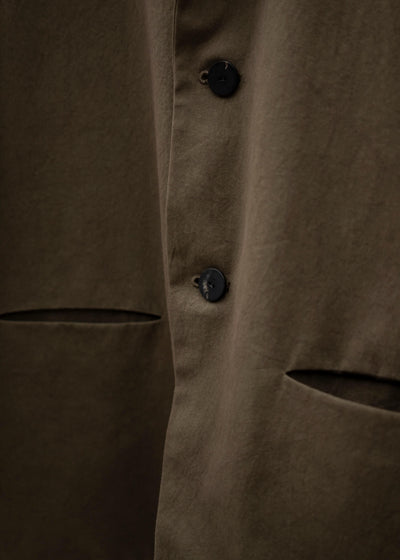 ZIIIN ""GIOVANNI"""""""""""""""" UNCONSTRUCTED JACKET / KHAKI