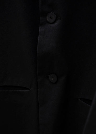 ZIIIN """"GIOVANNI"""" UNCONSTRUCTED JACKET / BLACK