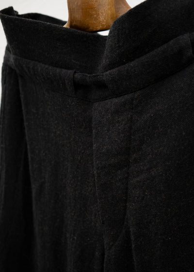 ZIIIN "MIROK" BAGGY PANT / BROWN BLACK
