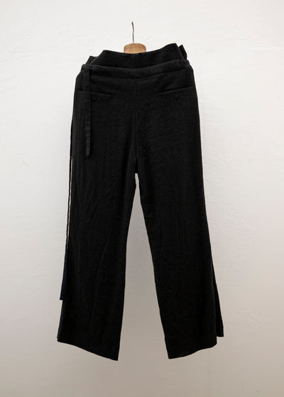 ZIIIN "MIROK" BAGGY PANT / BROWN BLACK