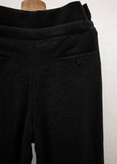 ZIIIN "MIROK" BAGGY PANT / BROWN BLACK