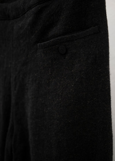 ZIIIN "MIROK" BAGGY PANT / BROWN BLACK