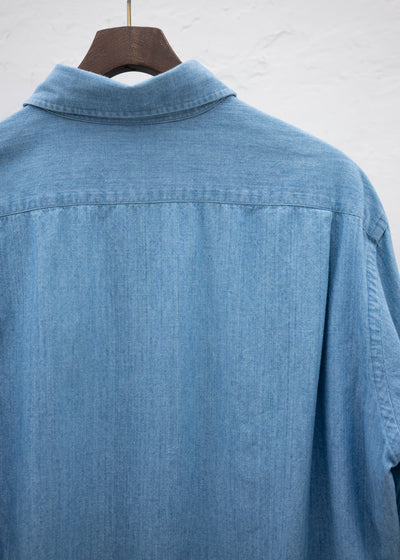 LONG POINT COLLAR SHIRT / INDIGO